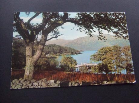 Loch Lomond Schotland kaart geschreven aan het klooster